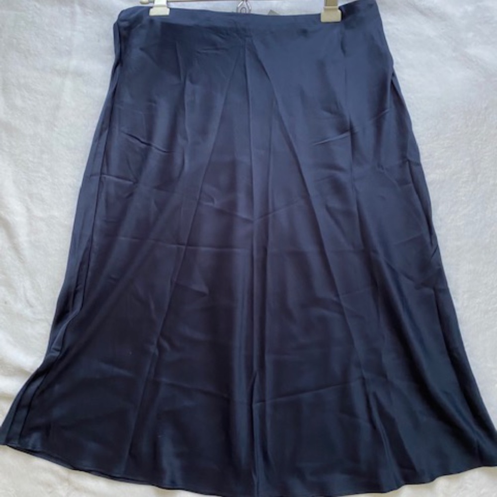 Express Satin Midi Skirt NWT